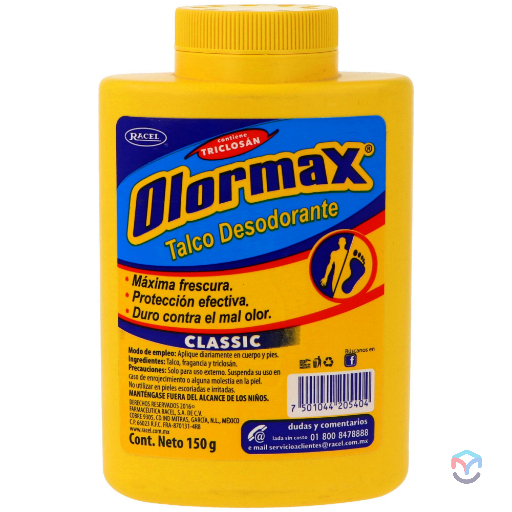 Farmacia Nbio Talco Desodorante 150 g Olormax Classic Envíos a todo