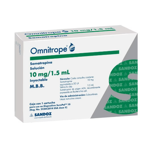 Farmacia Nbio | Omnitrope VERDE 10 mg/1.5 ml 1 Cartucho | Envíos a todo ...