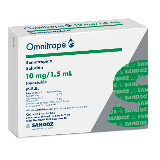 Farmacia Nbio | Omnitrope VERDE 10 mg/1.5 ml 5 Cartuchos | Envíos a ...